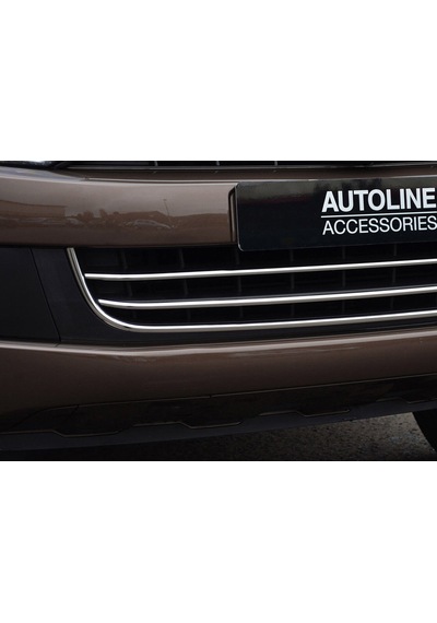 VW AMAROK 2010 2015 ÖN TAMPON ÇITASI 3 PRÇ PASLANMÖAZ ÇELİK KROM