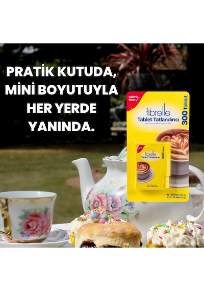 Fibrelle Sukralozlu Tablet Tatlandırıcı 300'lük Kutu