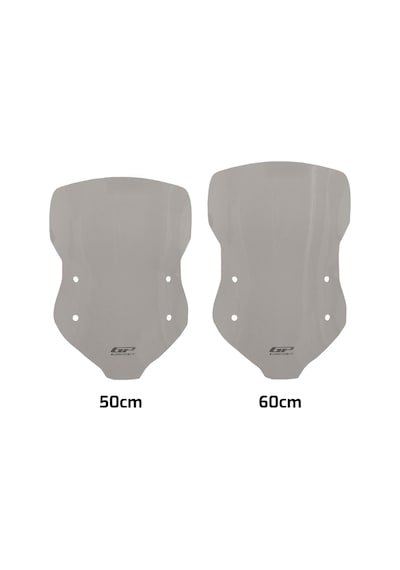 GP Kompozit Kymco DTX 250 / 360 2021-2024 Uyumlu Ön Cam Füme 60 cm