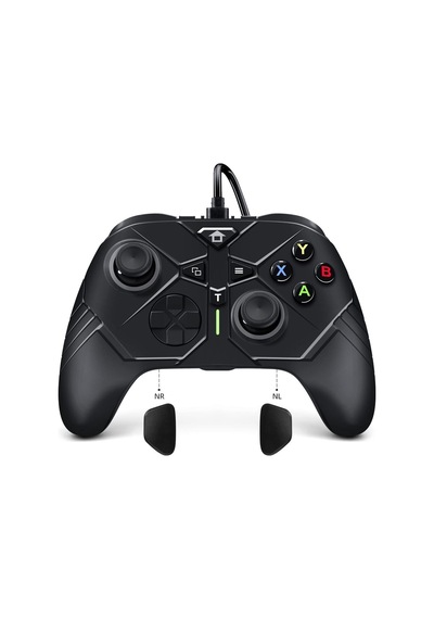 Pc Kablolu Usb Gamepad Windows 10/11 Uyumlu 3,5 Mm Ses Jaklı Makro Ve Turbo Tuşlu Oyun Kolu