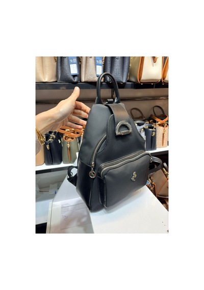 Çanta Trend Miami Polo Clup Kadın Sırt Çantası Siyah