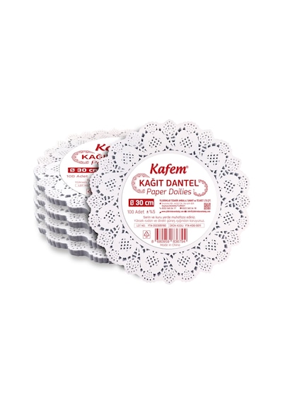 Kafem Dantel Kağıt 30 cm 100 Lü x 5 Paket