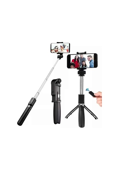 Selfie Çubuğu Tripod Bluetooth Kumandalı Selfie Çubuğu Telefon Tutucu Diğer