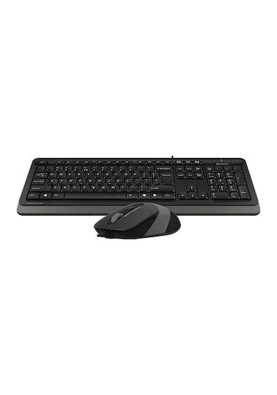 A4 Tech F1010 Q Usb Gri Mm Kablolu Klavye Mouse Set Lazer