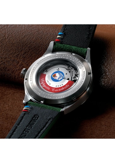 Avı-8 Flyboy Av-4153-01 Lafayette 110th Anniversary Limited Edition Otomatik Erkek Kol Saati Gri