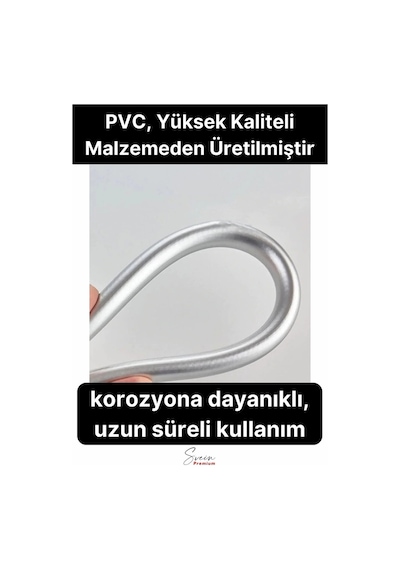 Gümüş Dayanıklı Esnek Kırılmaz Çatlamaz Patlamaz Sızdırmaz Pvc Banyo Duş Musluk Hortumu 1,5 Metre Çok Renkli
