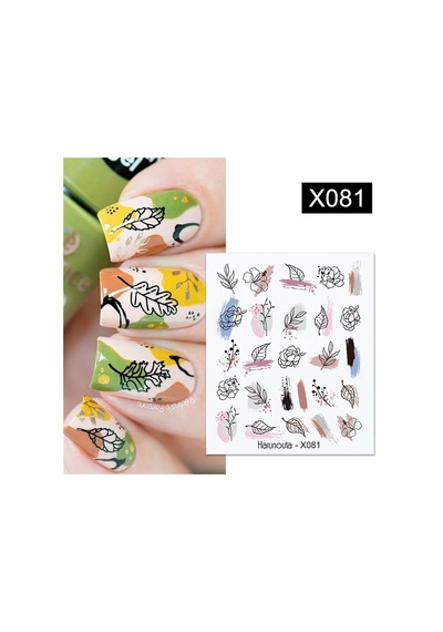 Su Transferli Nail Art Sticker X081 52340-1