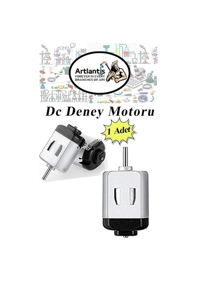 Motor Deney Seti 1 Paket Pervane Dc Motor Anahtar Pil Yatağı Pil Krokodil Kablo Okul Sınıf Deney Malzemesi