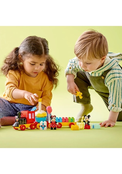 LEGO® DUPLO® Disney™ Mickey ve Minnie Doğum Günü Treni 10941 - 2+ Eğitici Oyuncak Seti (22 Pr)