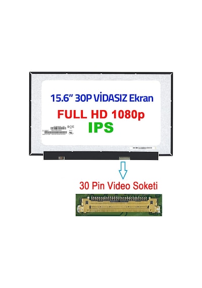 HP Uyumlu Pavilion 15-eg0009nt Ekran FULL HD IPS Panel