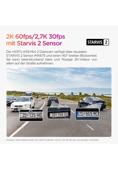 Vıofo Dashcam A119 Mini 2, Ön 2,7k 5ghz Wi-fi, 2k 60fps/hdr 30fps Ses Kontrolü, Starvıs 2 Geliştirilmiş Gece Görüşü, 1,5" Lcd Gizli Araç Kamerası Araba, Gps Araç Kamerası, 24 Saat Park Modu, Ses Çıkışı Vıofo Dashcam A119 Mini 2, Ön 2,7k 5ghz Wi-fi, 2k 60fps/hdr 30fps Ses Kontrolü, Starvıs 2 Geliştirilmiş Gece Görüşü, 1,5" Lcd Gizli Araç Kamerası Araba, Gps Araç Kamerası, 24 Saat Park Modu, Ses Çıkışı