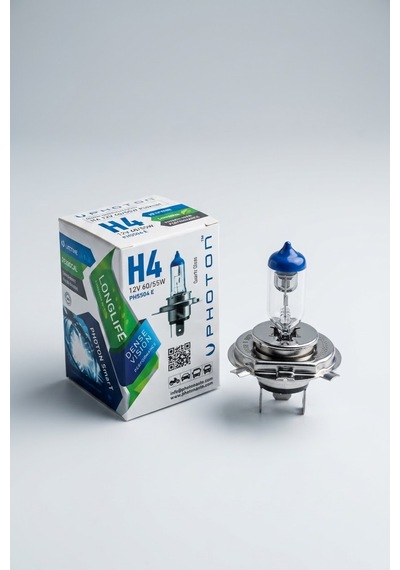 Photon 12 Volt 60/55 Watt H4 Ampul - 10 Adet