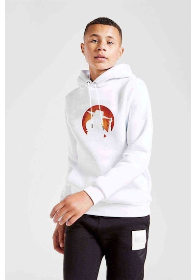 Tshirthane Carmen Sandiego Red Circle Baskılı Unisex Çocuk Kapüşonlu Sweat (528953343) Beyaz