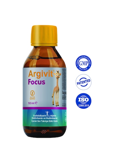 Focus Fosfotidilserin, L-arjinin, Multivitamin Ve Multimineral İçeren Şurup 3 Lü Paket 150 Ml