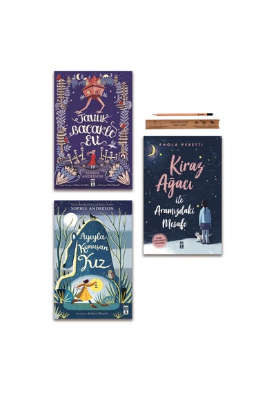 Genç Timaş Ayıyla Konuşan Kız - Tavuk Bacaklı Ev - Kiraz Ağacı İle Aramızdaki Mesafe Set - 3 Kitap