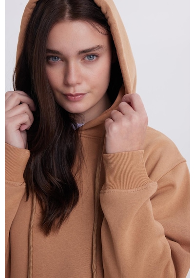 Tudors Kadın Relax Fit Rahat Kesim Pamuklu Kapüşonlu Kanguru Cepli Kiremit Sweatshirt-39944 Kiremit Tudors Kadın Relax Fit Rahat Kesim Pamuklu Kapüşonlu Kanguru Cepli Kiremit Sweatshirt-39944 Kiremit