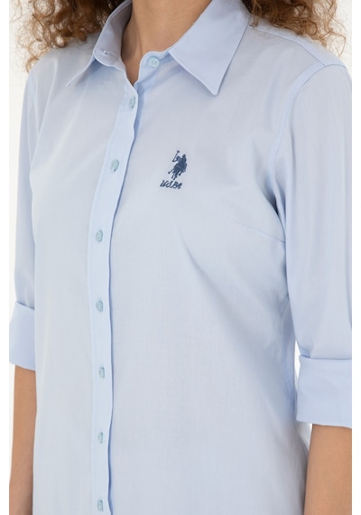 U.S. Polo Assn. U.s. Polo Assn. Kadın Uzun Kollu Gömlek 2086493 Açık Mavi