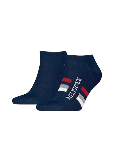 Tommy Hilfiger Tab Sock 2 Pack Navy Pamuklu Patik Bilek Çorap 2 Li Pkt Lacivert