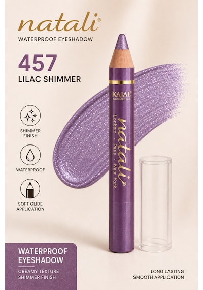 Natali Waterproof Göz Kalemi Ve Göz Farı No:457 0