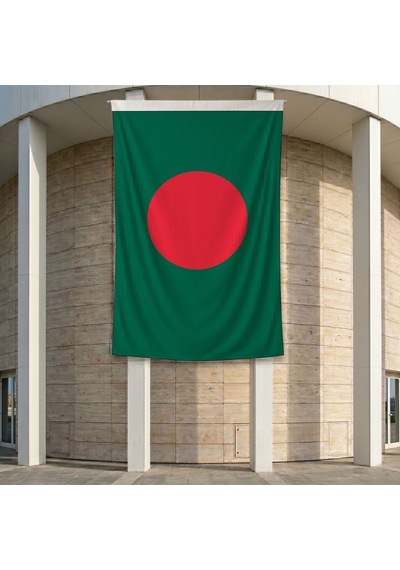 Bangladeş Bayrağı 140gr Premium Raşel Kumaş 200x300 Cm Diğer