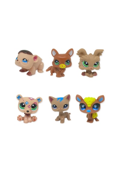 Pet Star Little 6'lı Sevimli Hayvanlar Figür Seti -2 Lisinya