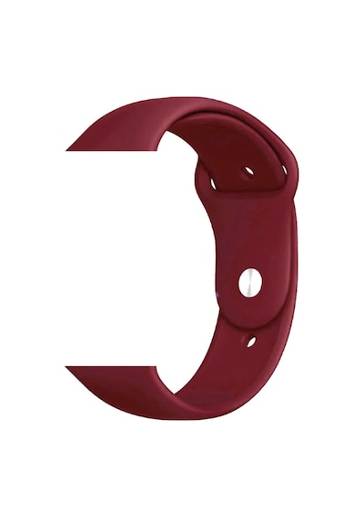 Ekılıf - Apple Uyumlu  Watch 38mm - Kordon Klasik Kordon - 27-wine Red