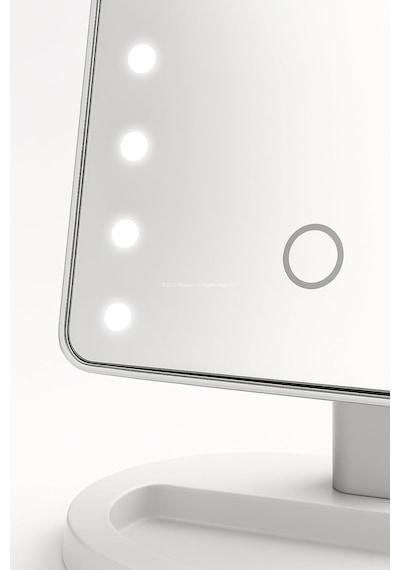 Led Işıklı Makyaj Aynası Dokunmatik 3 Işık Modlu Ayarlanabilir Oynar Başlıklı Masa Üstü Ayna Be