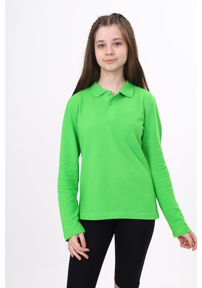 Toontoy Kids Toontoy Unisex Çocuk Nakışlı Tişört Fıstık Yeşili