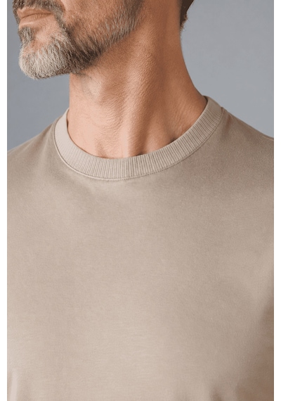 Bisse Bej Studio Bisiklet Yaka T-shirt Bsts26y26320 E07