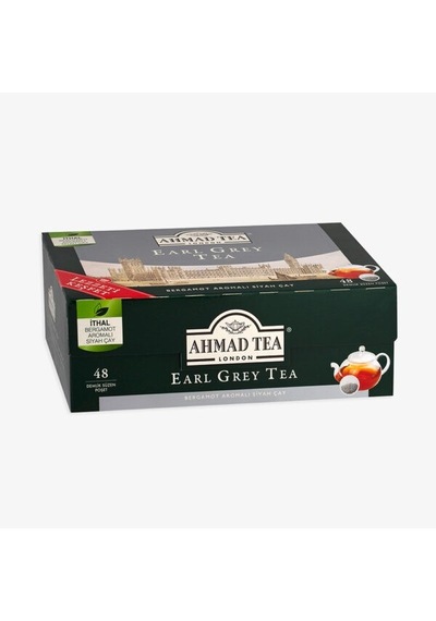 Ahmad Tea Earl Grey Demlik Poşet Çay 48 Li 154 G
