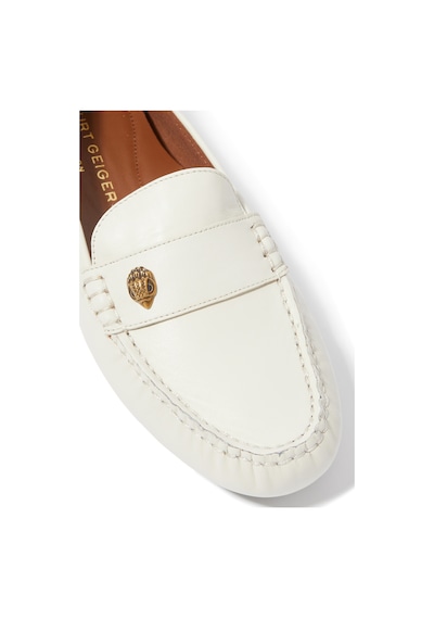 Kurt Geiger Eagle Driver Kadın Loafer Ayakkabı - Beyaz