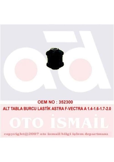 DOĞRU KAUÇUK 635 Salıncak Burcu Alt Astra F 91-98 Vectra A 88-95 2.0 Lastık