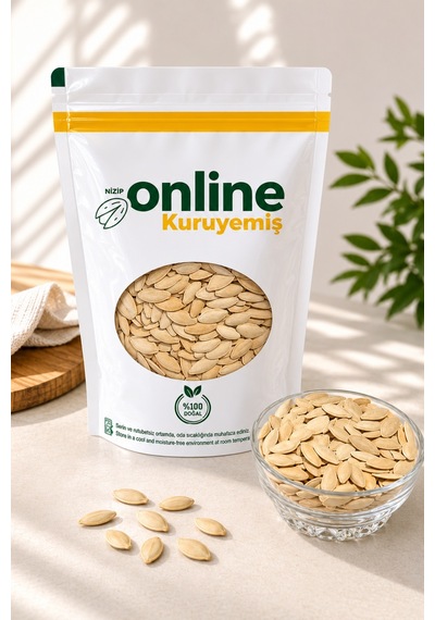 Kabak Çekirdeği Kavrulmuş Sade - 1 Kg