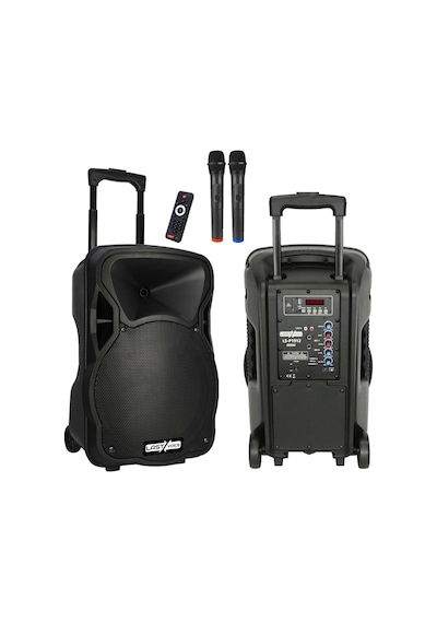 Lastvoice 800W 12 İNÇ Portatif Şarjlı Mikrofonlu Ekholu Mevlüt Amfisi (LS-P1912EE)