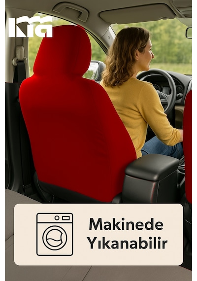 Her Mevsim Rahatlik Sunan Kia Ceed İle Uyumlu Oto Koltuk Kilifi İle Aracinizda Ferahlik Kırmızı