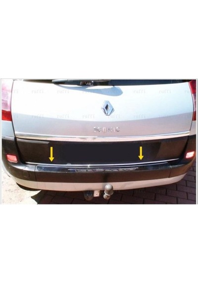 Renault Grand Scenic Uyumlu Bagaj Alt Çıta 2010 Üzeri Paslanmaz Krom