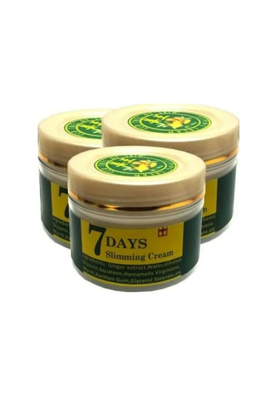 7 Days Slimming Cream 100 Ml Vücut Bakım Kremi Zencefil Muzicesi 3 Adet