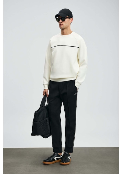 Lufian Kırık Beyaz Erkek Sweatshirt 112030181 Kırık Beyaz