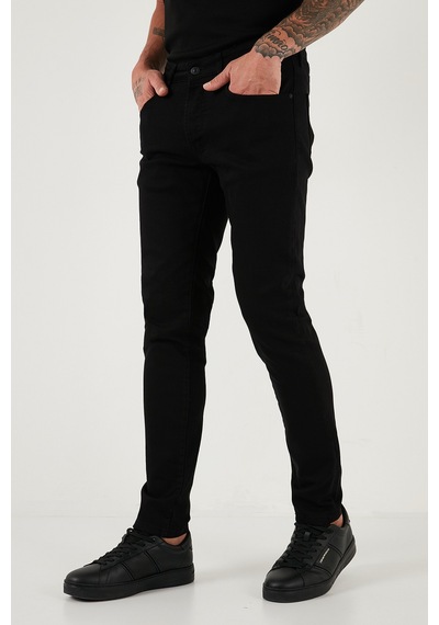 Buratti Streç Pamuklu Slim Fit Normal Bel Dar Paça Jeans Erkek Kot Pantolon 1115C01Napoli Siyah Buratti Streç Pamuklu Slim Fit Normal Bel Dar Paça Jeans Erkek Kot Pantolon 1115C01Napoli Siyah
