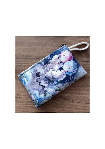 Owl Bag Re:zero Anime Rem And Ram Desenli Tasarım Cüzdan Kalemlik Çanta Düzenleyici Diğer