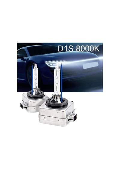 2 Adet D1s Xenon Far Ampulü 35w 8000k Buz Mavisi 1 Kalite