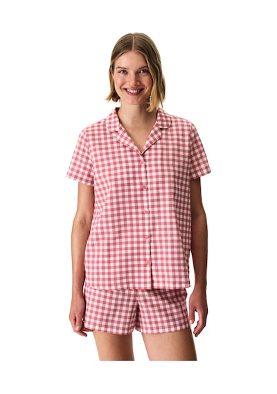Penti Gül Kurusu Pink Gingham Gömlek Şortlu Pijama Takımı Penti Gül Kurusu Pink Gingham Gömlek Şortlu Pijama Takımı