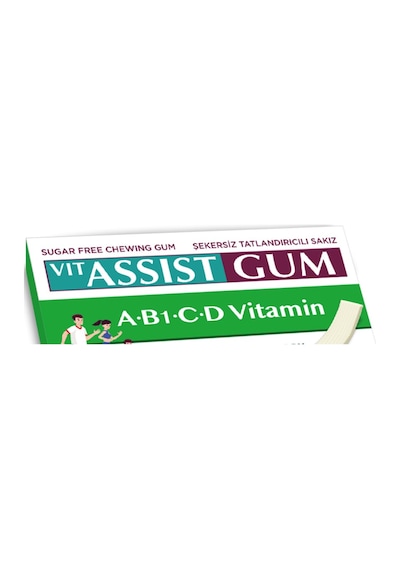 Vıt Assıst Gum Vitaminli Elma&limon Aromalı Sakız 12li