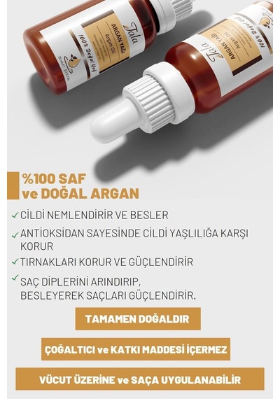 Tala Argan Yağı %100 Saf Ve Doğal 20 ML