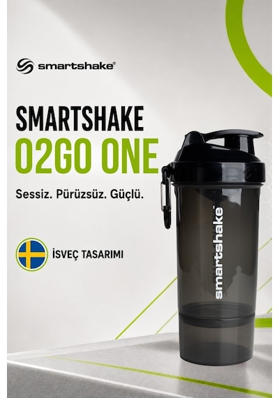 Smartshake Original2go One Serisi 800 Ml Siyah Protein Shaker