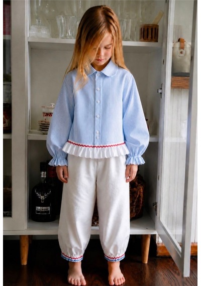 Gökjoy Kids Wear Mavi Cizgili Takım Mavi Mavi
