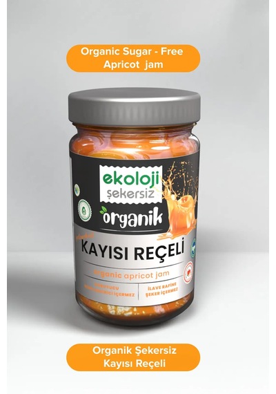 Ekoloji Market Organik Kayısı Reçel 380 G