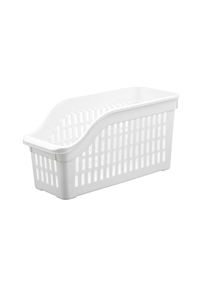 6 Lı Buzdolabı Organizeri Düzenleyici Çok Amaçlı Dolap Düzenleyici Beyaz 12x30x14 Cm-dny0008-6
