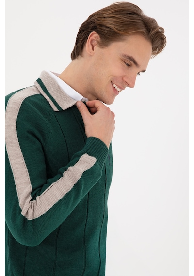 U.S. Polo Assn. U.s. Polo Assn. Erkek Koyu Yeşil Kazak /triko 50315043-vr079 Koyu Yesıl