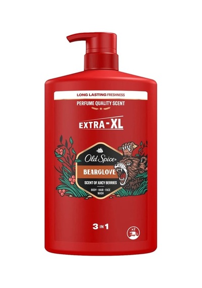 Old Spice Bearglove Duş Jeli & Şampuan 1000 Ml 12'li Paket Diğer
